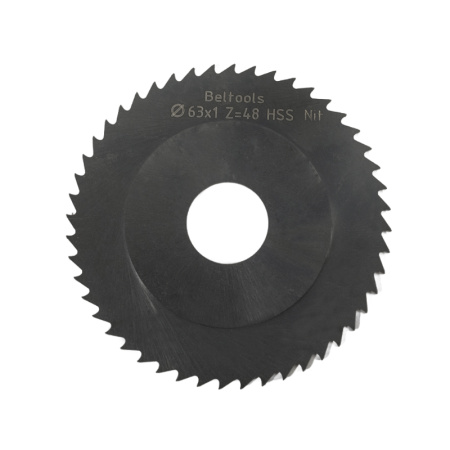 Фреза прорезная 63х1х16 Z=48 тип 2 со ступицей, без ш/п HSS Nit ГОСТ 2679-93 Beltools