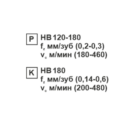Пластина сменная ромбическая CNMG 120416-PR KC20D «Русский Инструмент» (РИ)