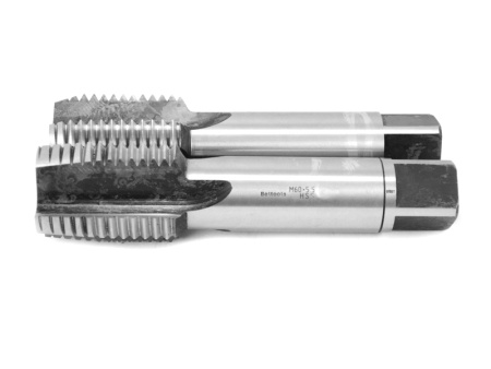 Метчик М60х5,5 машинно-ручной (HSS) 2шт компл. L=221мм исп1 ГОСТ 3266-81 Beltools