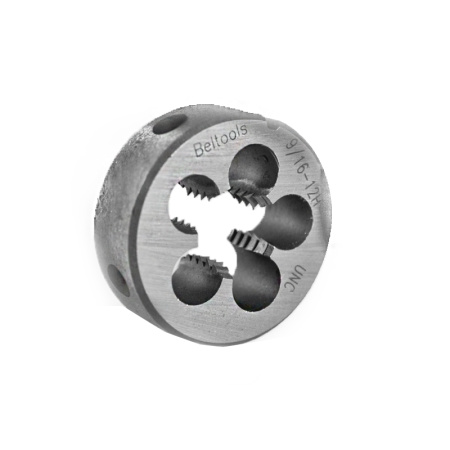 Плашка дюймовая 9/16'' 12 ниток UNC D=38мм Beltools