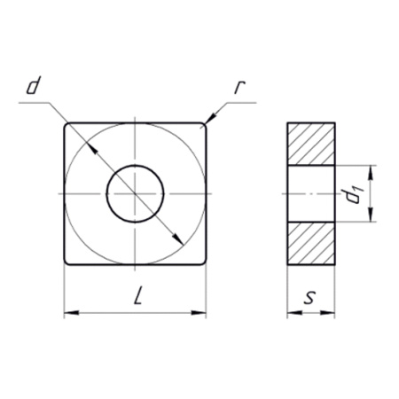 Пластина сменная квадратная SNMM 250924-HP PC30R «Русский Инструмент» (РИ)