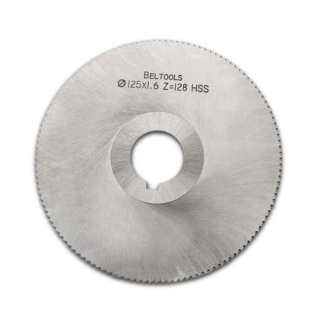 Фреза прорезная 125х1,6х27 Z=128 тип 1 со ступицей и ш/п HSS ГОСТ 2679-93 Beltools