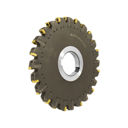 Фреза трехсторонняя 200х14-16х50 с механическим креплением 4гр пл-н SPMT 09T308 Z=24 (2х12) AS290-200.1416.12.D50 «Русский Инструмент» (РИ)