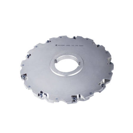 Фреза трехсторонняя 200х8х50 с механическим креплением 4гр пл-н с тан. креплением ZNHX 04 Z=18 (2х9) AS490-200.08.09.D50 «Русский Инструмент» (РИ)