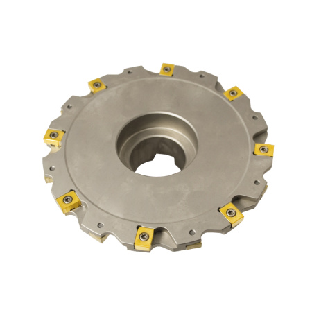 Фреза трехсторонняя 160х7х40 с механическим креплением 4гр пл-н с тан. креплением ZNHX T3 Z=16 (2х8) с фланцем AS490-R160.07.08.B40 «Русский Инструмент» (РИ)