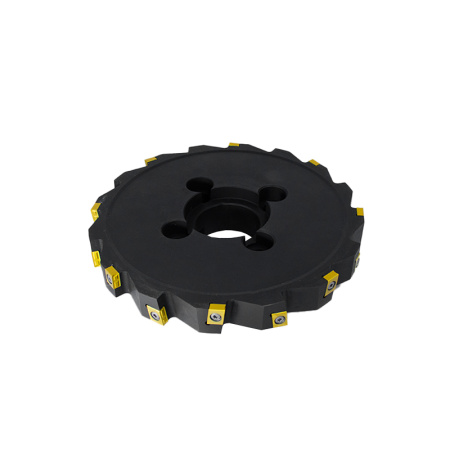 Фреза трехсторонняя 250х28х60 с механическим креплением тангенциально расположенных 4гр пл-н CNHQ 1606 Z=16 (2х8) с фланцем AS390-R250.28.08.C60 NOX «Русский Инструмент» (РИ)