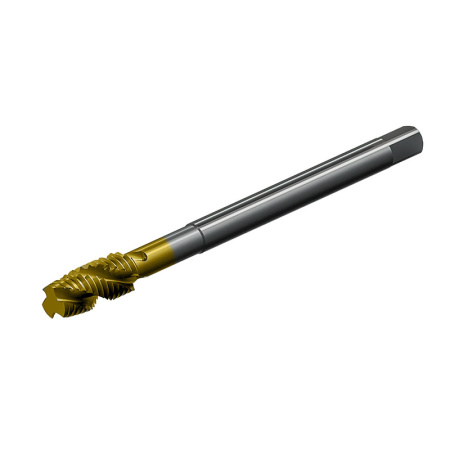 Метчик М18х2,5 машинно-ручной 6H Р6М5К5 глухой TiN винтовой L=125мм DIN376 TBT00218250 Beltools